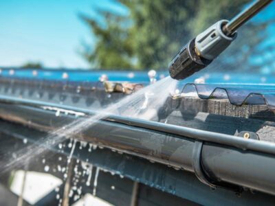 AquaPro Pressure Wash Gutter Cleaning